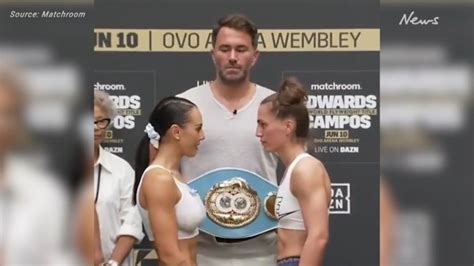 cherneka johnson weigh in|ELLIE SCOTNEY v CHERNEKA JOHNSON FULL WEIGH